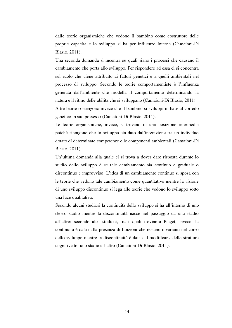 Anteprima della tesi: Una, nessuna, centomila. Lo sviluppo delle intelligenze in bambini della scuola dell'infanzia e primaria, Pagina 7