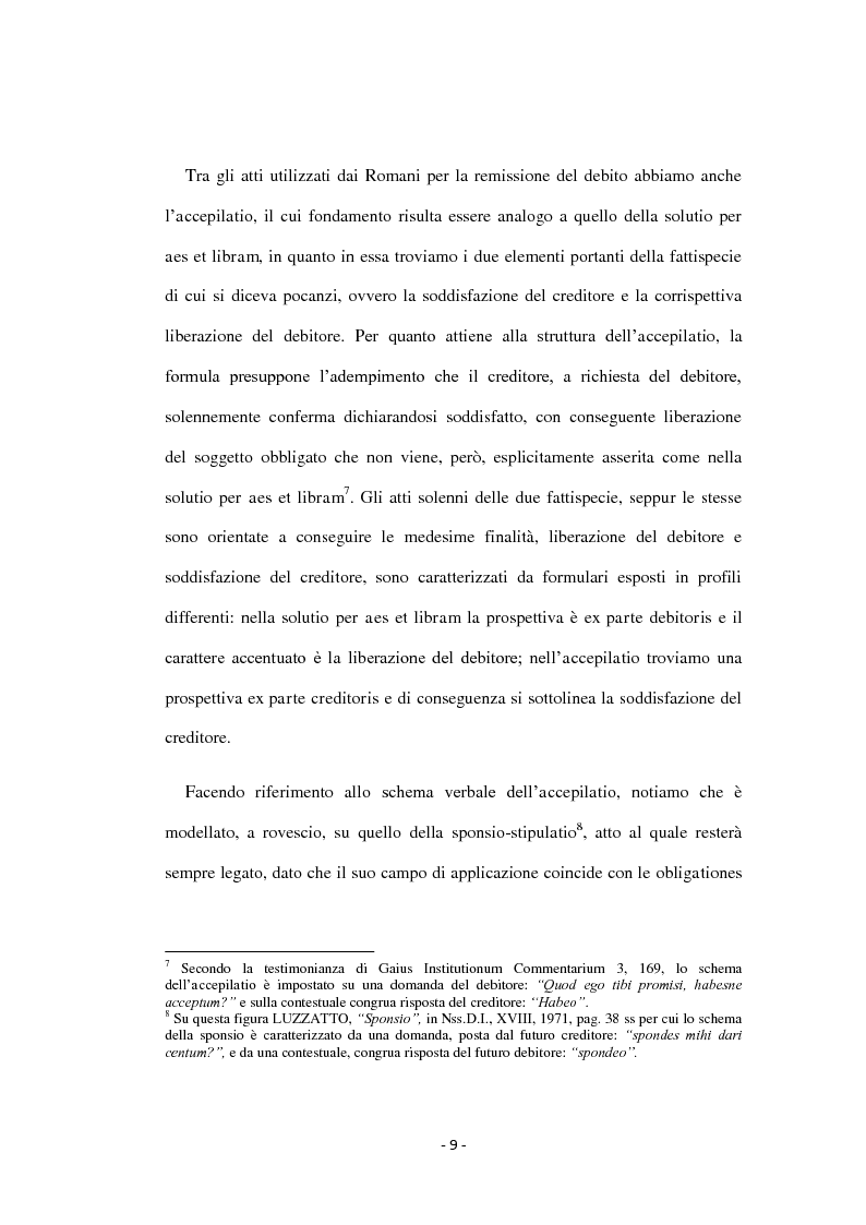 Anteprima della tesi: Remissione del debito e donazioni indirette, Pagina 5