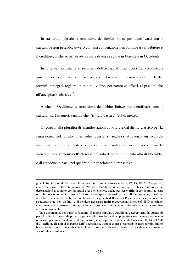 Anteprima della tesi: Remissione del debito e donazioni indirette, Pagina 9