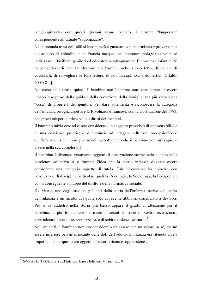 Anteprima della tesi: La percezione sociale della pedofilia: una web survey, Pagina 10
