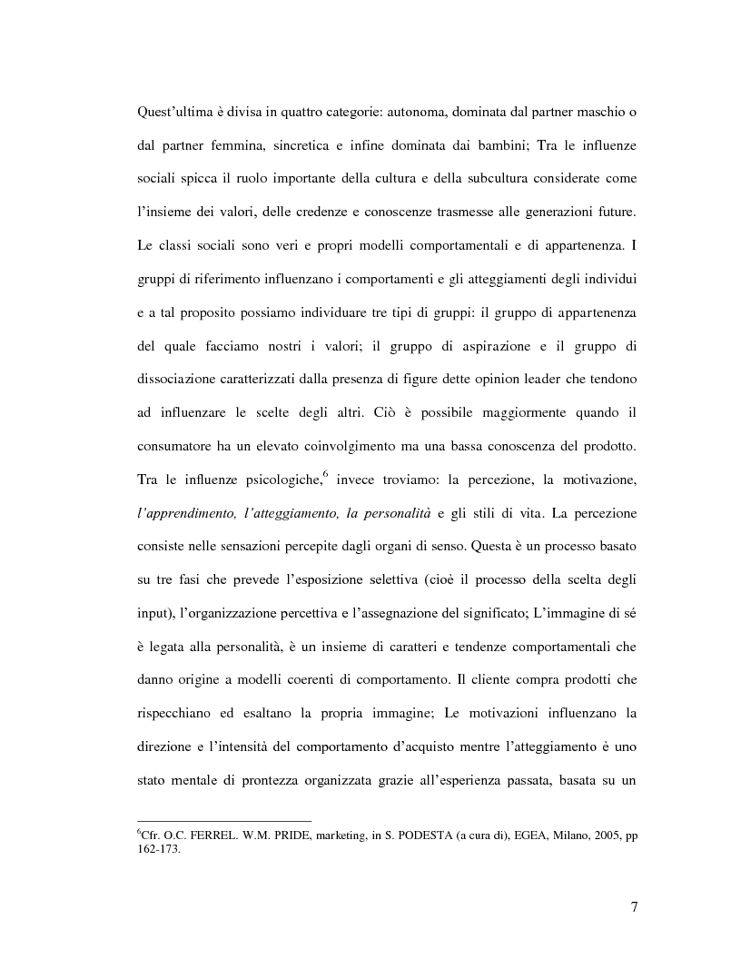 Anteprima della tesi: L'analisi dello shopping emozionale, il Factory Outlet Village, Pagina 8