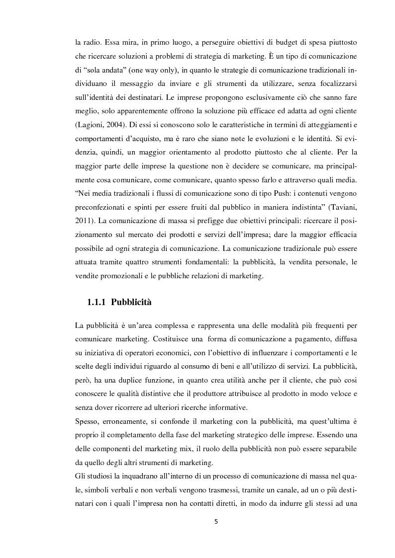 Anteprima della tesi: La comunicazione dell'impresa e la percezione del cliente - Il caso della Cantina Mesa, Pagina 3