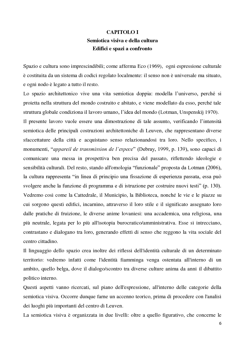 Anteprima della tesi: Leuven. La città come testo. Analisi semiotica di un'"Univer-city", Pagina 7