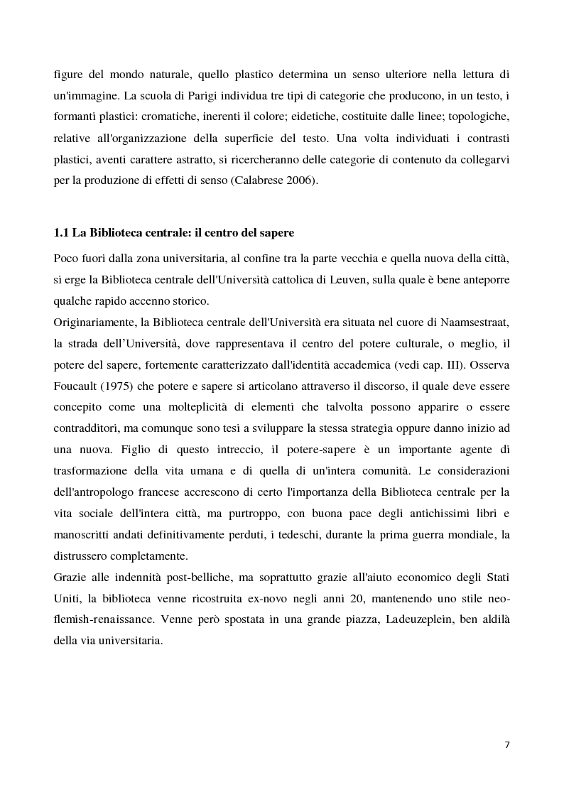 Anteprima della tesi: Leuven. La città come testo. Analisi semiotica di un'"Univer-city", Pagina 8