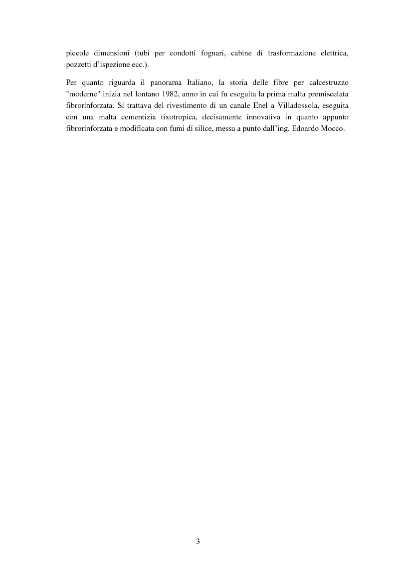 Anteprima della tesi: influenza delle fibre d'acciaio sul comportamento flessionale del calcestruzzo fibrorinforzato, Pagina 7