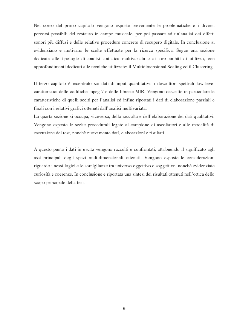 Anteprima della tesi: Studio della deviazione percettiva di campioni audio restaurati digitalmente, Pagina 3