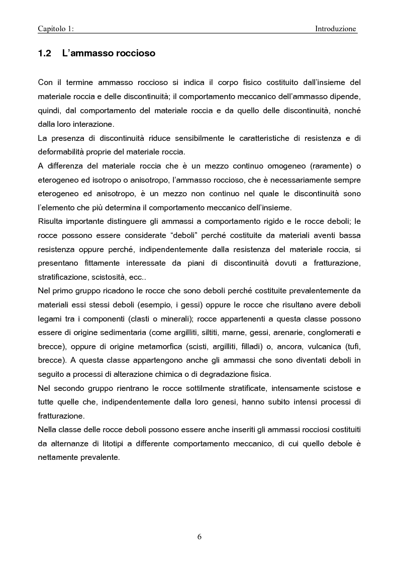 Anteprima della tesi: La classificazione degli ammassi rocciosi Geological Strength Index (GSI), Pagina 5