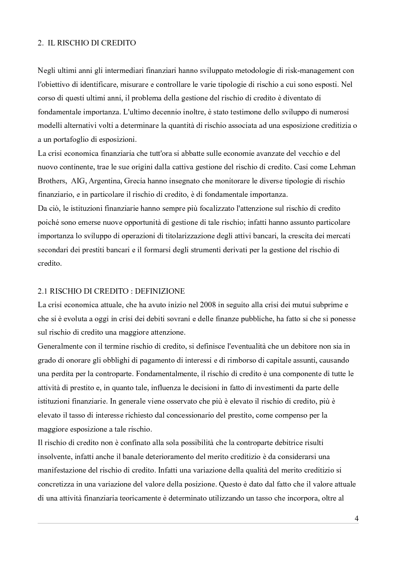 Anteprima della tesi: Profili teorici ed analitici dei CDS attraverso la lettura della documentazione della banca centrale, Pagina 3