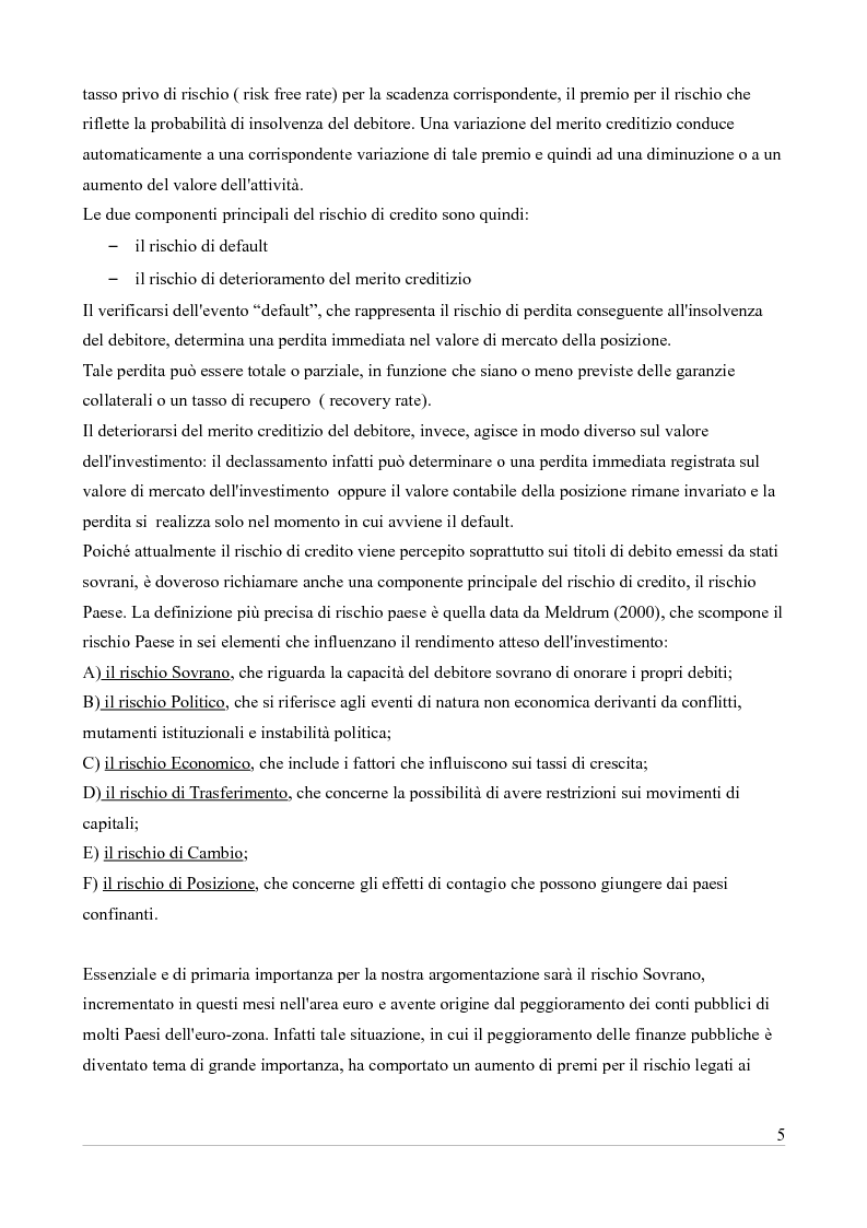 Anteprima della tesi: Profili teorici ed analitici dei CDS attraverso la lettura della documentazione della banca centrale, Pagina 4