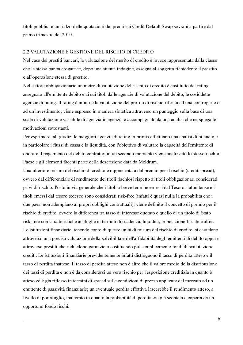 Anteprima della tesi: Profili teorici ed analitici dei CDS attraverso la lettura della documentazione della banca centrale, Pagina 5