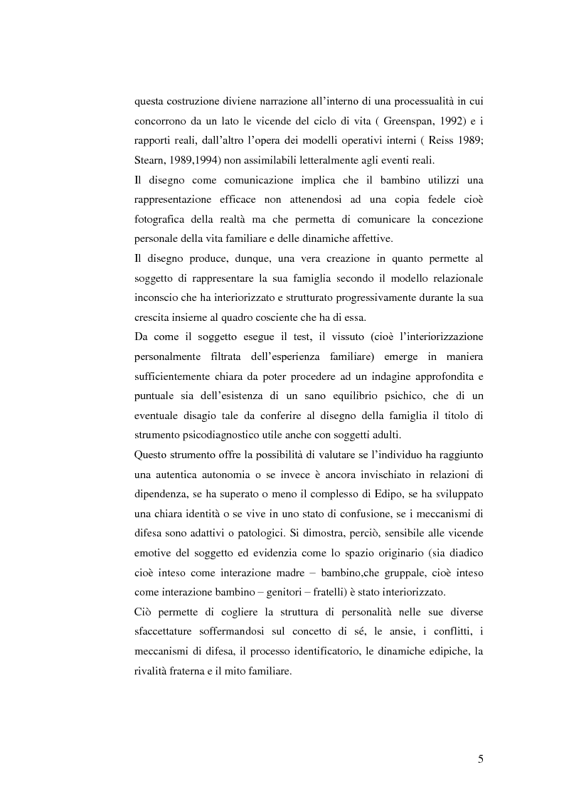 Anteprima della tesi: Il test del disegno della famiglia, Pagina 4