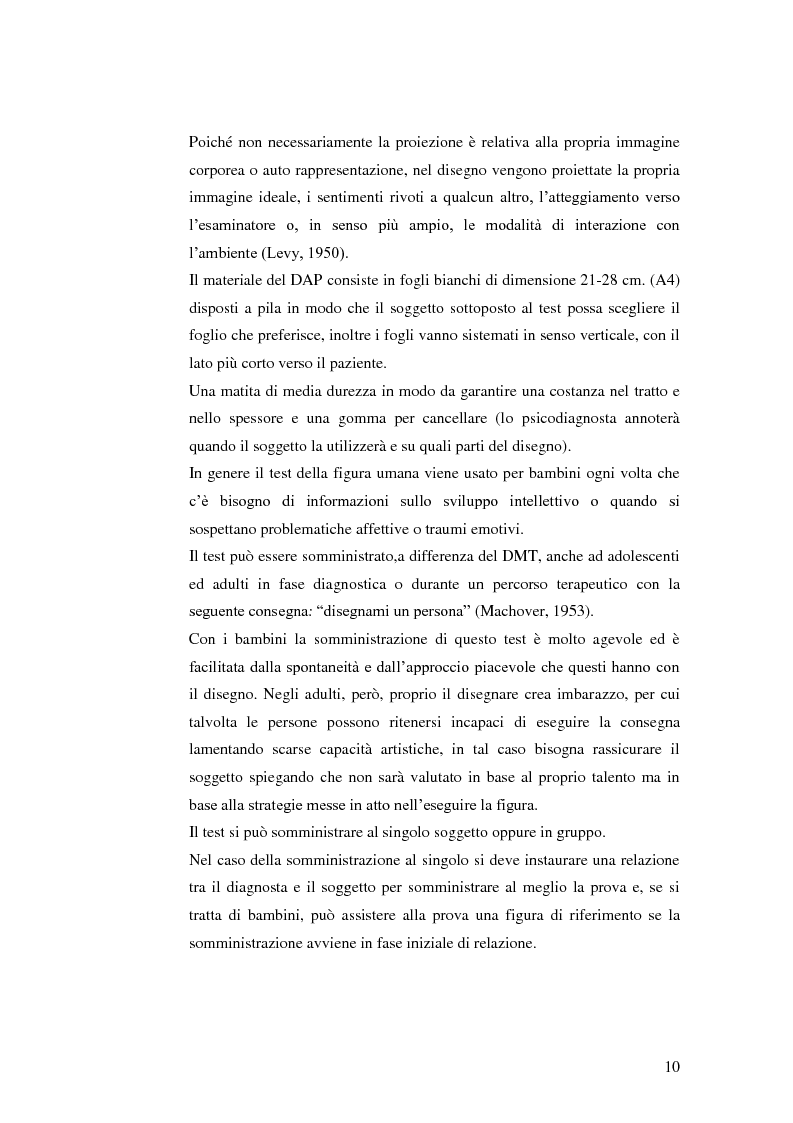 Anteprima della tesi: Il test del disegno della famiglia, Pagina 9