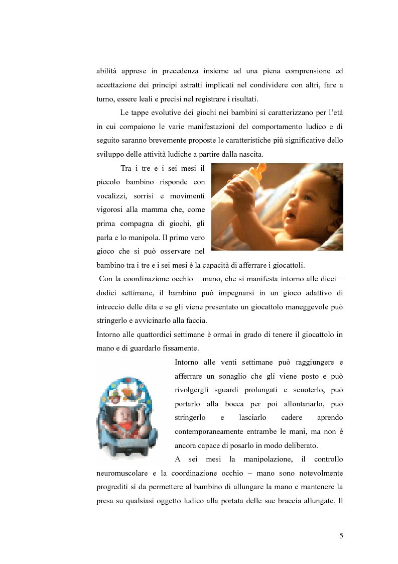 Anteprima della tesi: Il mondo del gioco per il bambino, Pagina 5