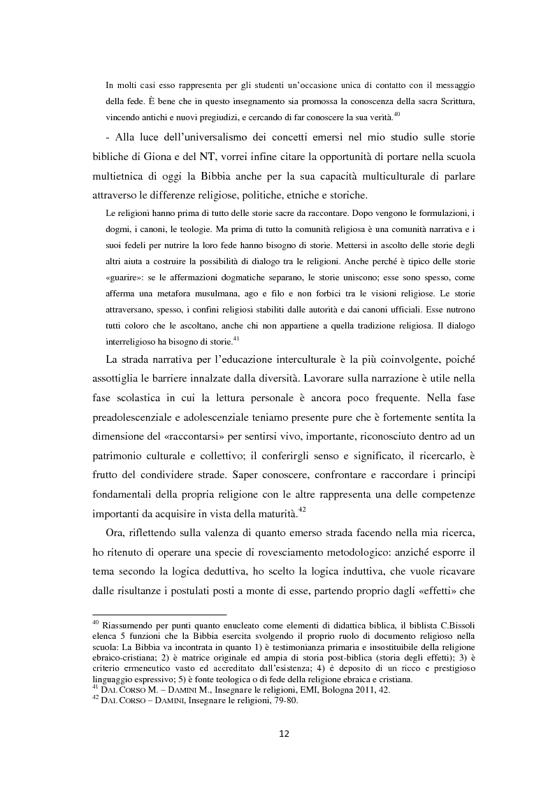 Anteprima della tesi: «Il segno di Giona» (Mt 12,39-40). Da Pinocchio a Paolo di Tarso: una simbolica della resurrezione in declinazione didattica., Pagina 13