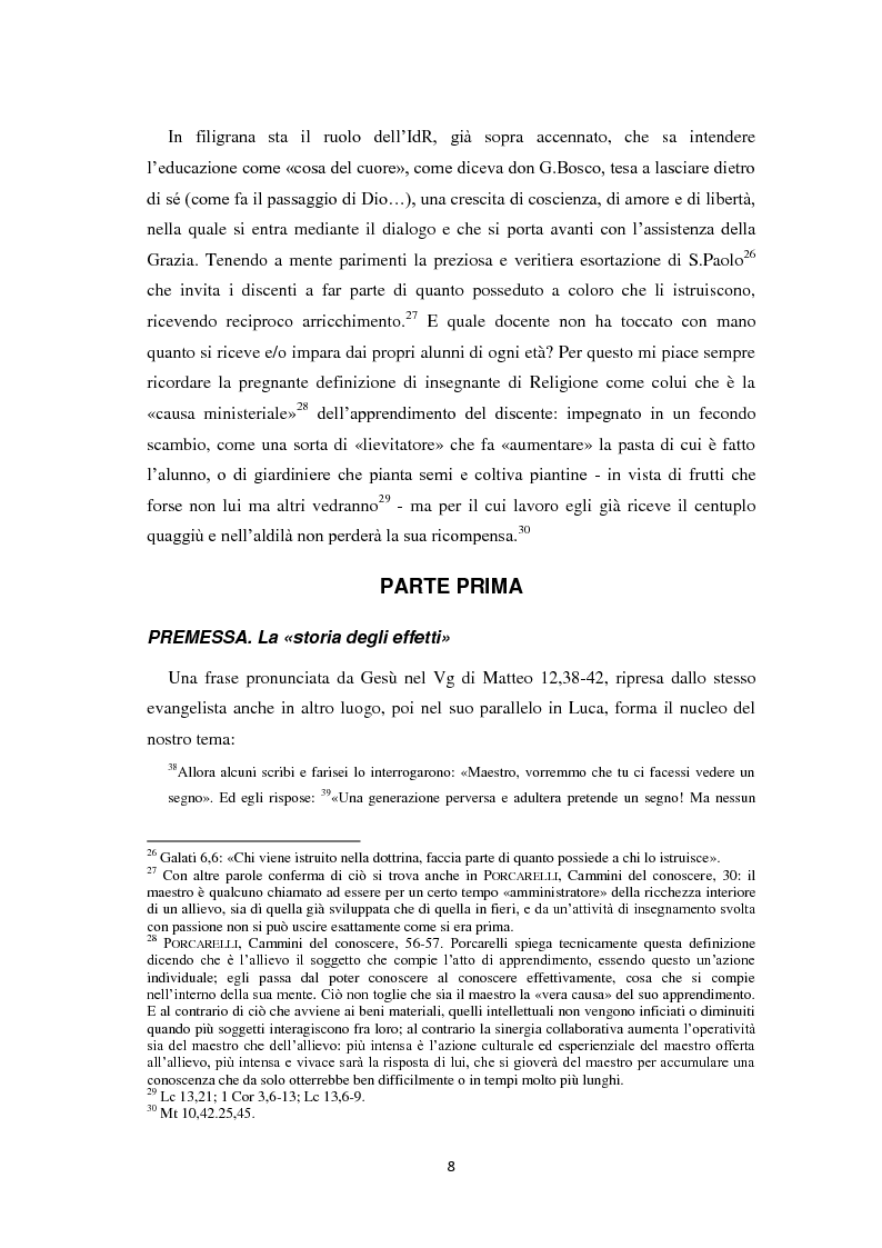 Anteprima della tesi: «Il segno di Giona» (Mt 12,39-40). Da Pinocchio a Paolo di Tarso: una simbolica della resurrezione in declinazione didattica., Pagina 9