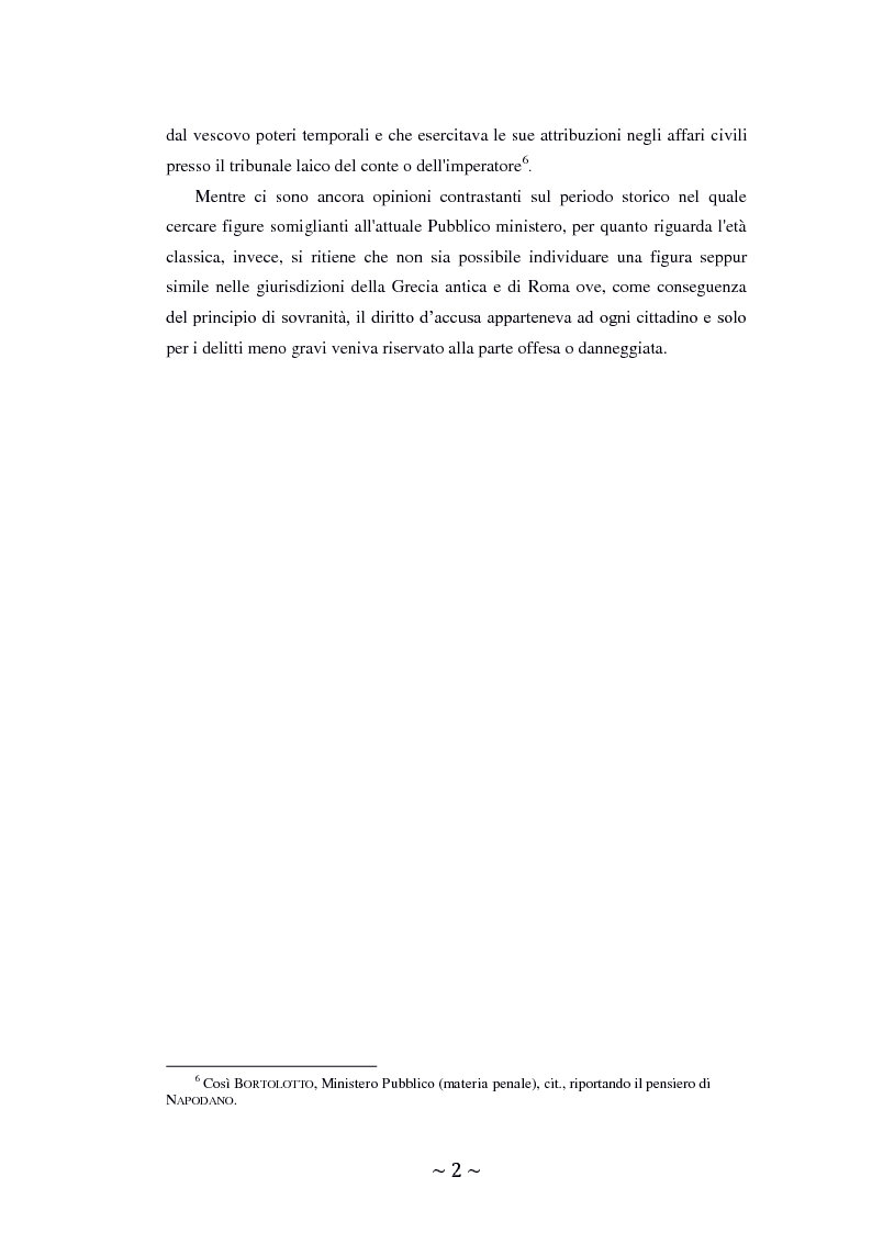 Anteprima della tesi: Il Pubblico Ministero nel Processo Civile, Pagina 3