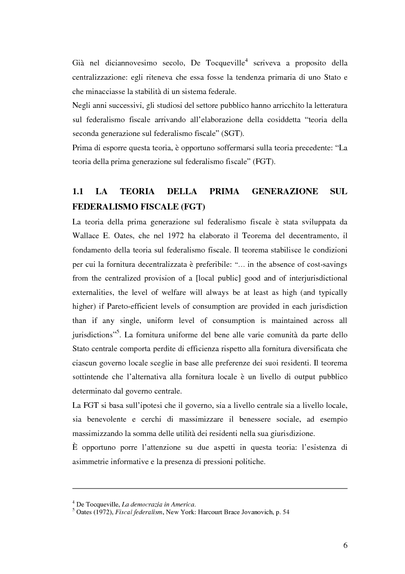 Anteprima della tesi: Il federalismo fiscale e la corruzione, Pagina 3