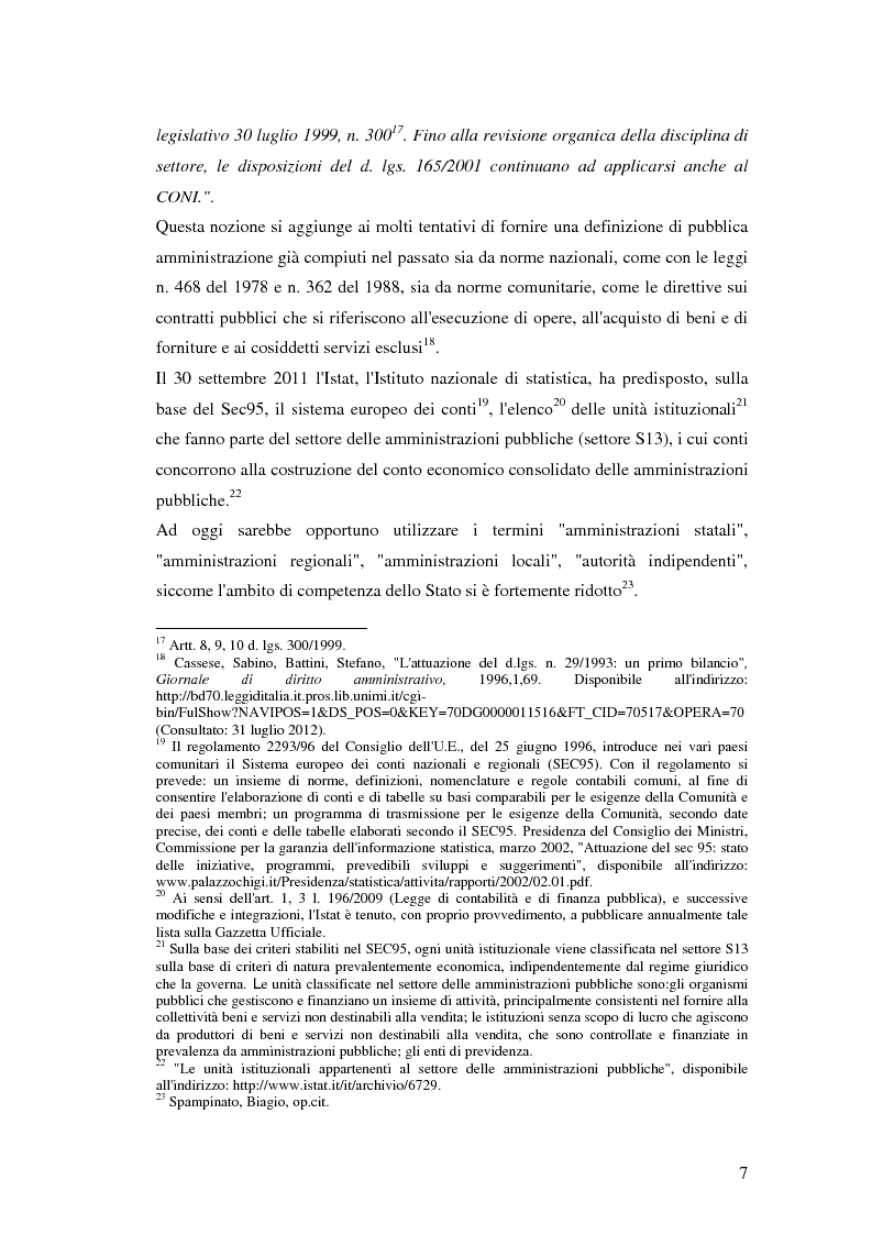 Anteprima della tesi: Le riforme del lavoro pubblico e gli enti locali: uniformità con il modello statale ed autonomia organizzativa, Pagina 8