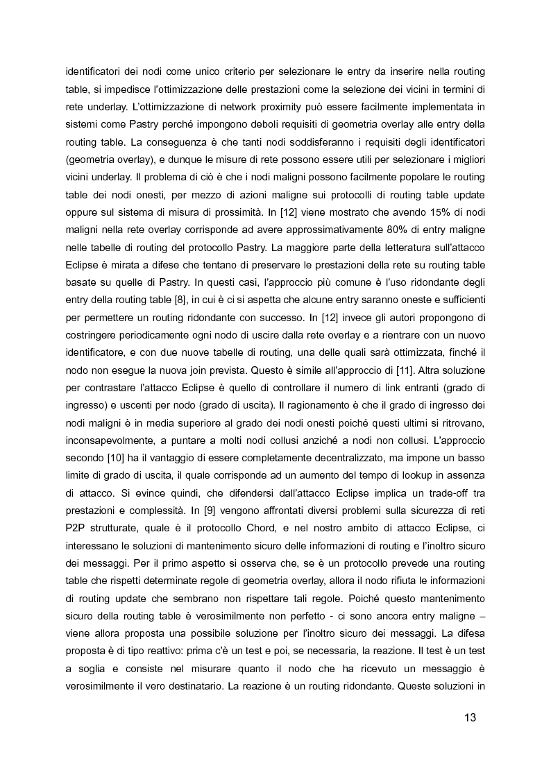 Anteprima della tesi: Identificazione e Difesa contro l'Attacco Eclipse al Protocollo Chord, Pagina 8