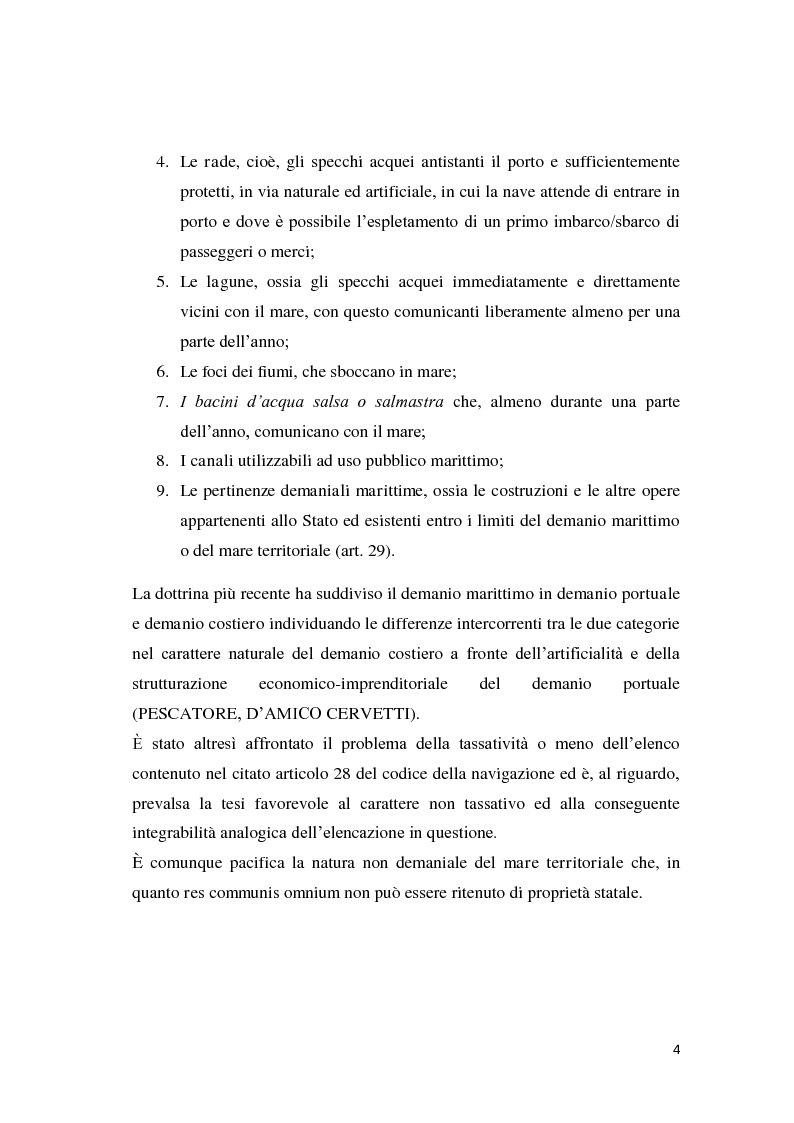 Anteprima della tesi: Demanio Marittimo, Pagina 3
