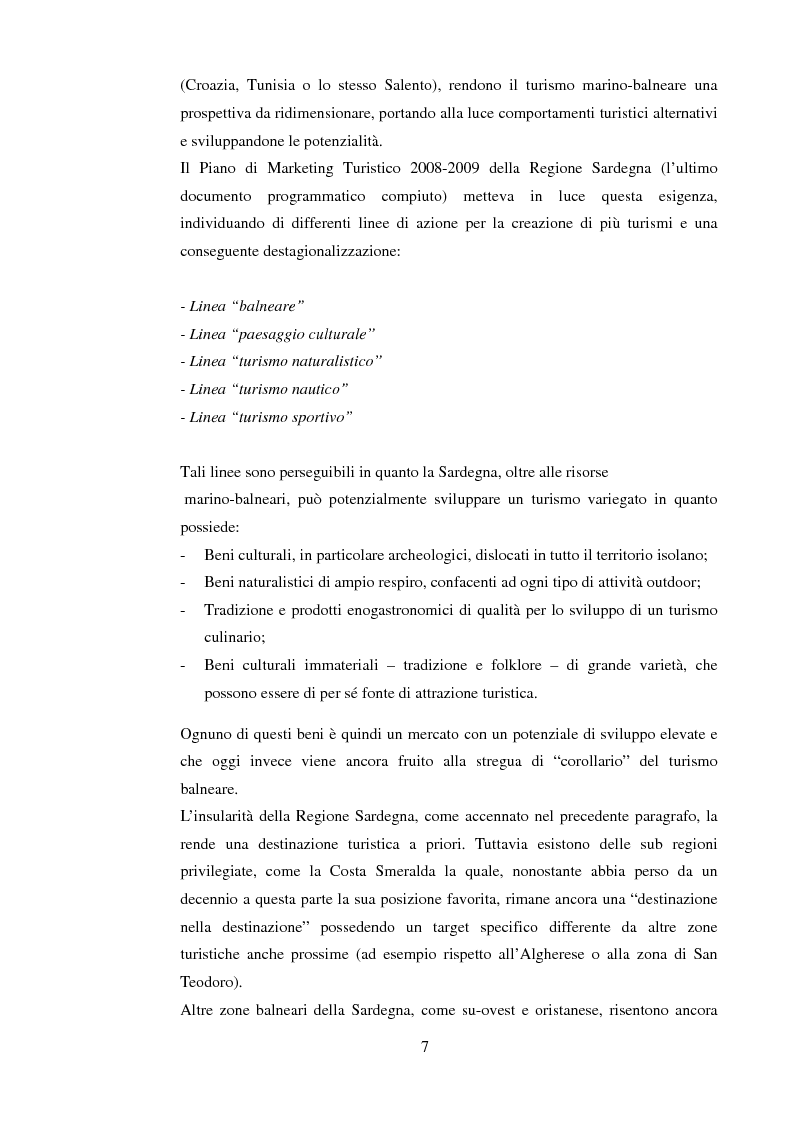 Anteprima della tesi: Il monitoraggio dei forum on-line sul turismo come nuova prospettiva di analisi dell’immagine turistica. Il caso della Sardegna nel 2012 in un'analisi del contenuto, Pagina 4