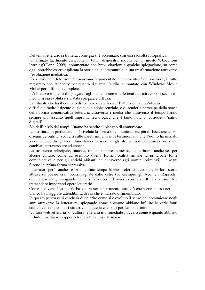 Anteprima della tesi: La letteratura attraverso i mass media, Pagina 3