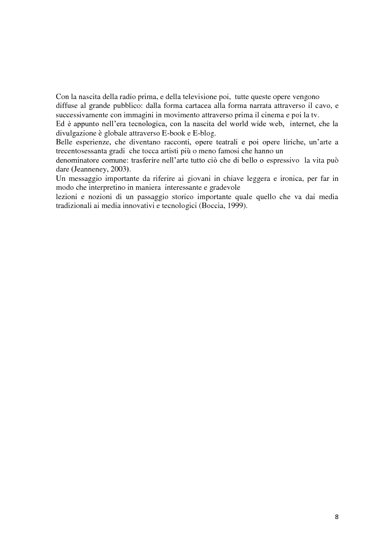 Anteprima della tesi: La letteratura attraverso i mass media, Pagina 5