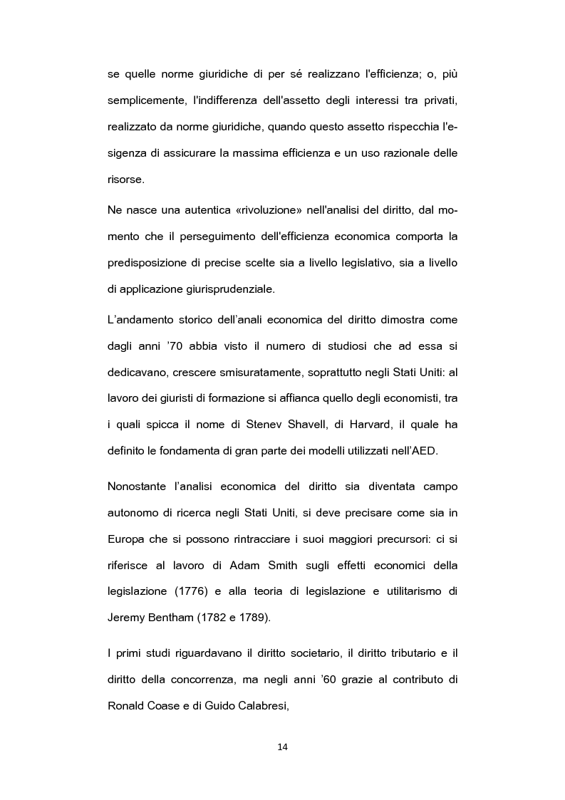 Anteprima della tesi: Analisi economica della responsabilità precontrattuale, Pagina 8