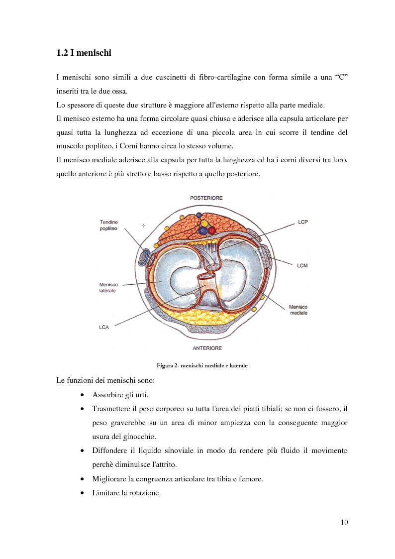 Anteprima della tesi: Monitoraggio clinico del recupero funzionale dopo trattamento artroscopico per trauma distorsivo del ginocchio in giocatori di pallacanestro, Pagina 4