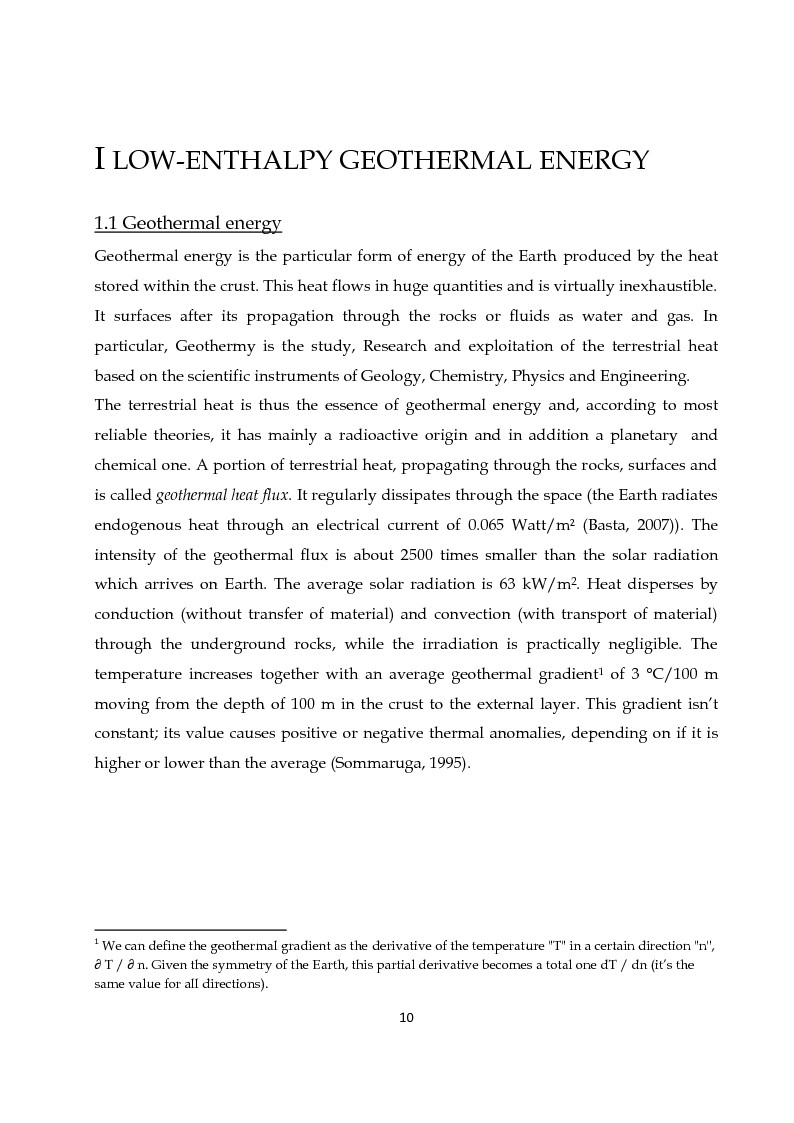 Anteprima della tesi: Thermodinamic and Economic Analysis of Geothermal Heat Pumps for Civil Air-Conditioning, Pagina 5