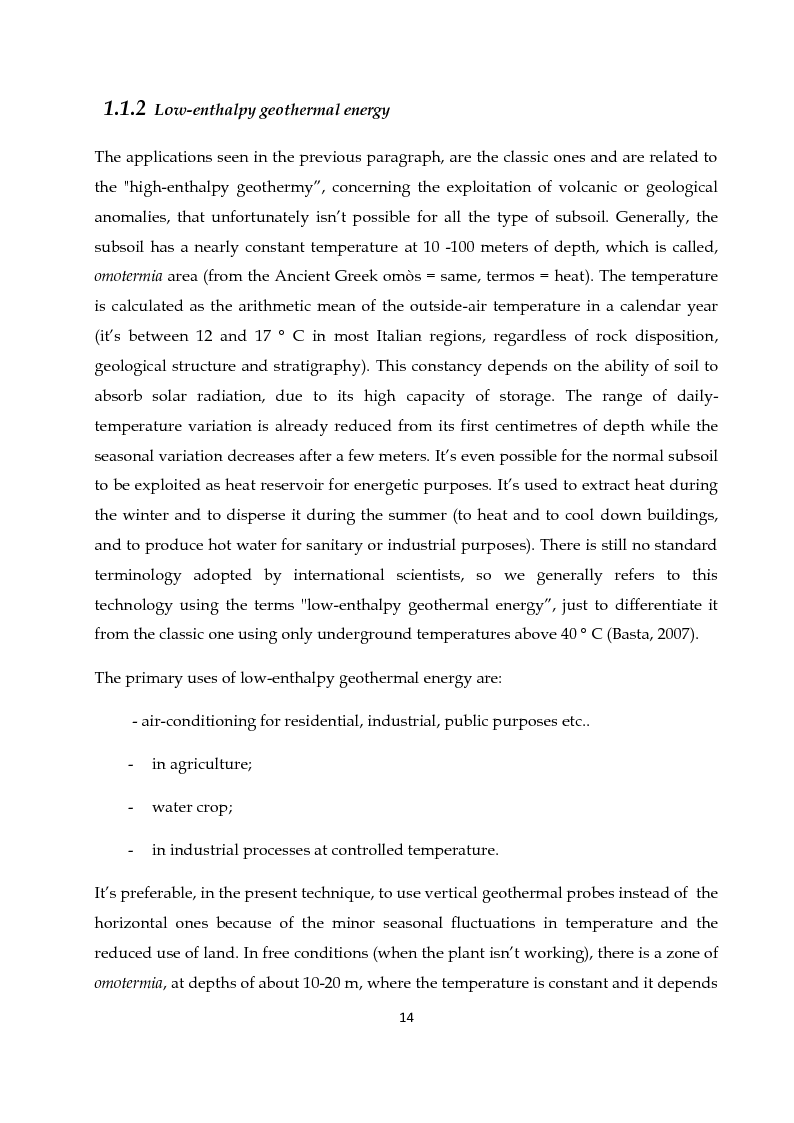 Anteprima della tesi: Thermodinamic and Economic Analysis of Geothermal Heat Pumps for Civil Air-Conditioning, Pagina 9