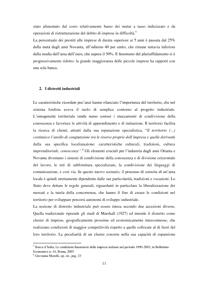 Estratto dalla tesi: Il credito alle PMI nel sistema economico: il processo dell’istruttoria di fido