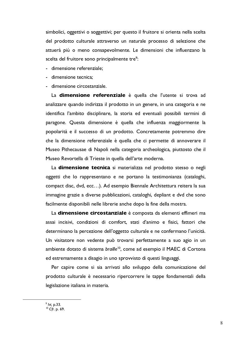 Anteprima della tesi: Comunicare i Luoghi della Cultura - Progetti d'identità visiva., Pagina 6