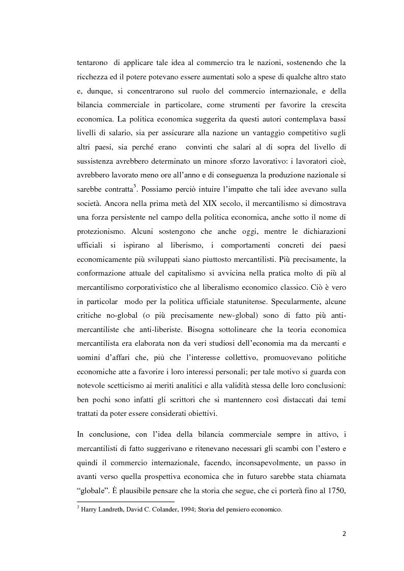 Anteprima della tesi: Globalizzazione: storia e stato dell’arte, Pagina 3