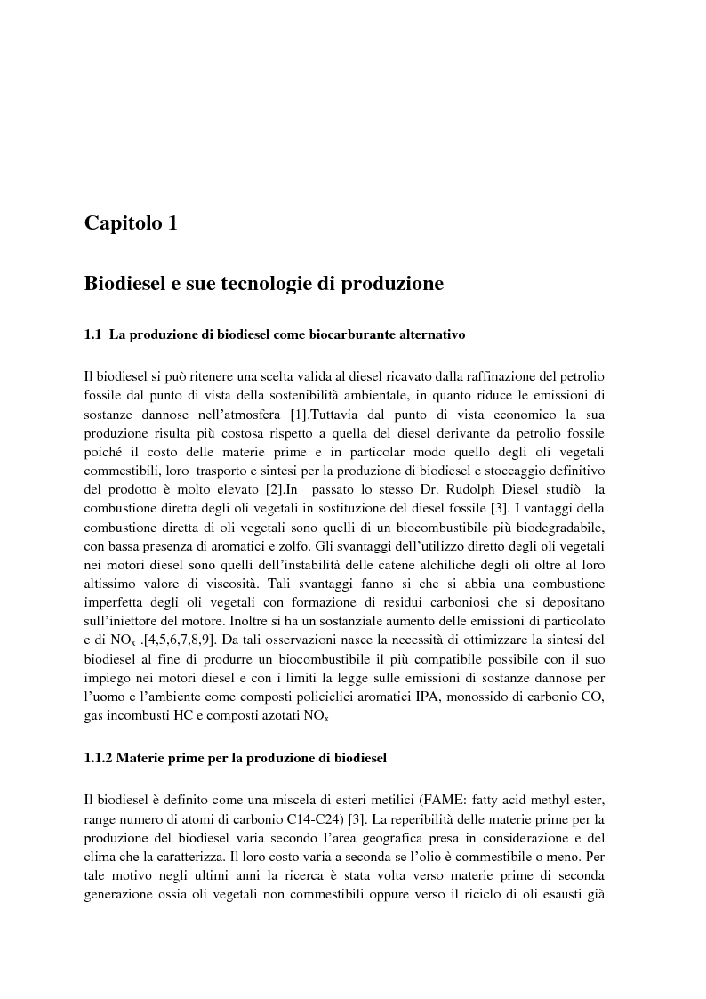 Anteprima della tesi: Distillazione reattiva per produzione di biodiesel, Pagina 4