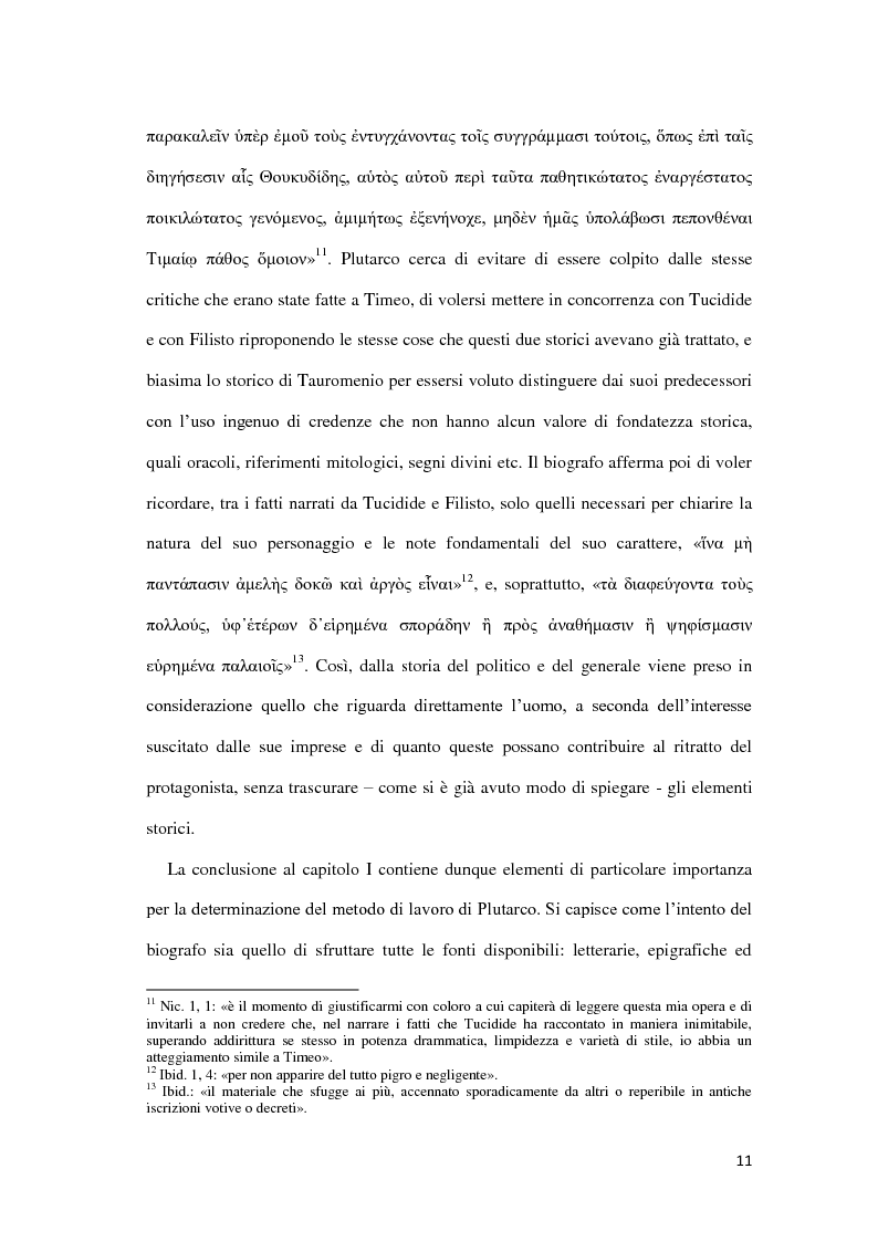 Anteprima della tesi: Nicia tra biografia e storia. Il ritratto dell'uomo e del politico, Pagina 10