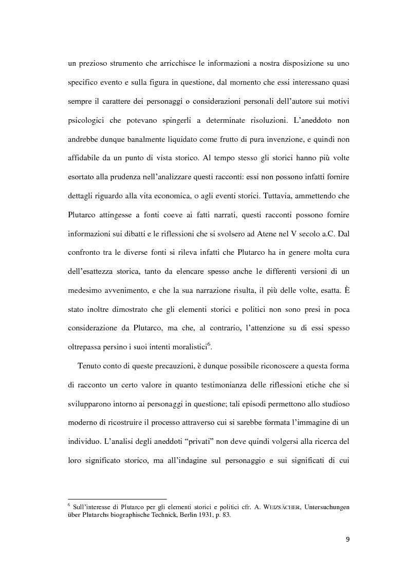 Anteprima della tesi: Nicia tra biografia e storia. Il ritratto dell'uomo e del politico, Pagina 8