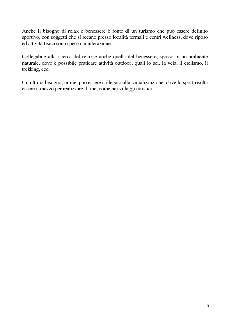 Anteprima della tesi: Destinazione turistica e turismo sportivo: il caso del VCO, Pagina 4