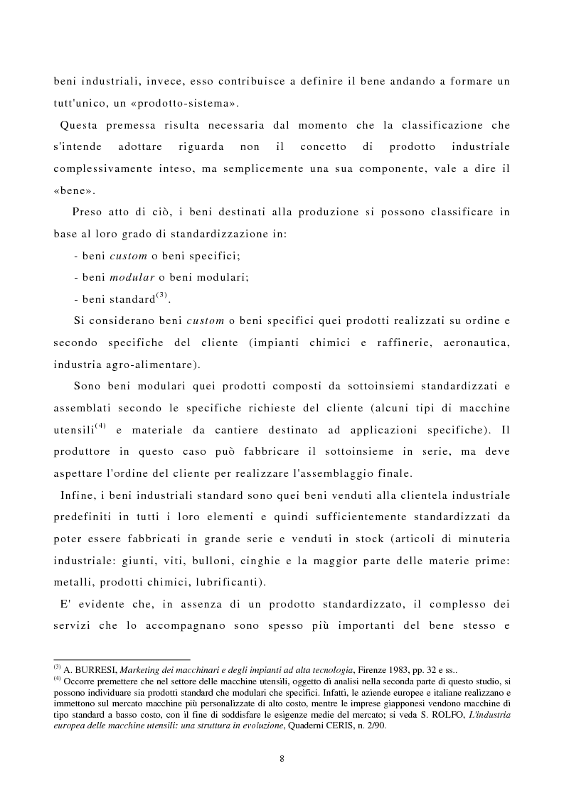 Anteprima della tesi: I canali di entrata sui mercati esteri per i beni industriali: analisi del caso delle macchine utensili in Italia, Pagina 4