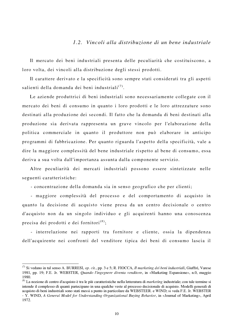 Anteprima della tesi: I canali di entrata sui mercati esteri per i beni industriali: analisi del caso delle macchine utensili in Italia, Pagina 6