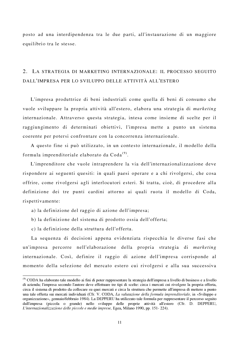 Anteprima della tesi: I canali di entrata sui mercati esteri per i beni industriali: analisi del caso delle macchine utensili in Italia, Pagina 7