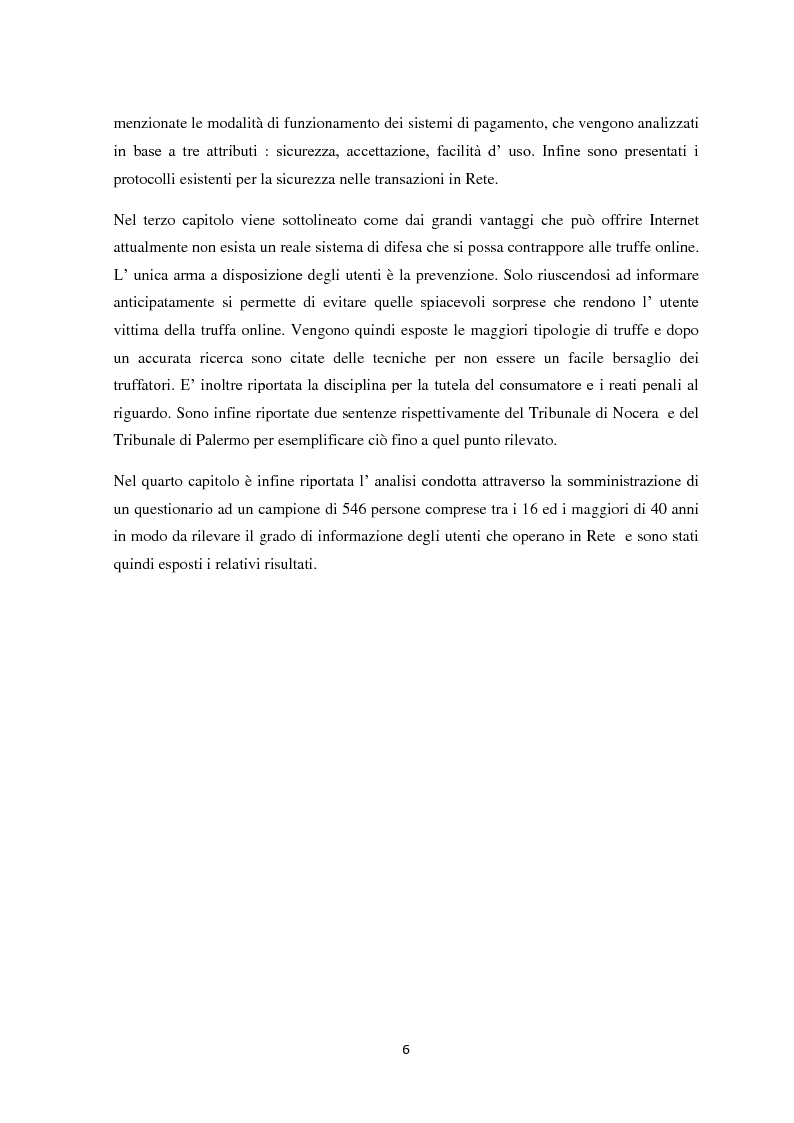 Anteprima della tesi: Acquisti e truffe online: l'importanza dell'informazione, Pagina 3