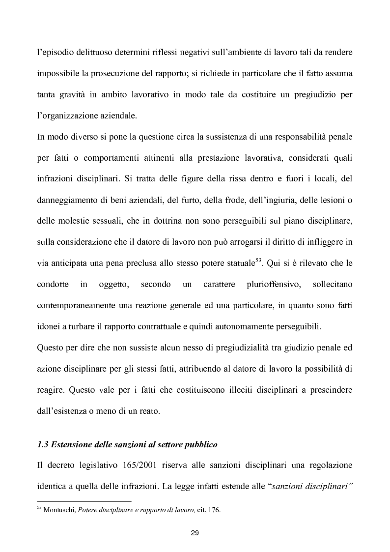 Anteprima della tesi: Il potere disciplinare del datore di lavoro nel settore privato, Pagina 8