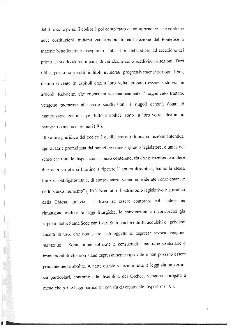 Anteprima della tesi: La disciplina canonica del Battesimo nel Codice latino e nel Codice orientale, Pagina 5