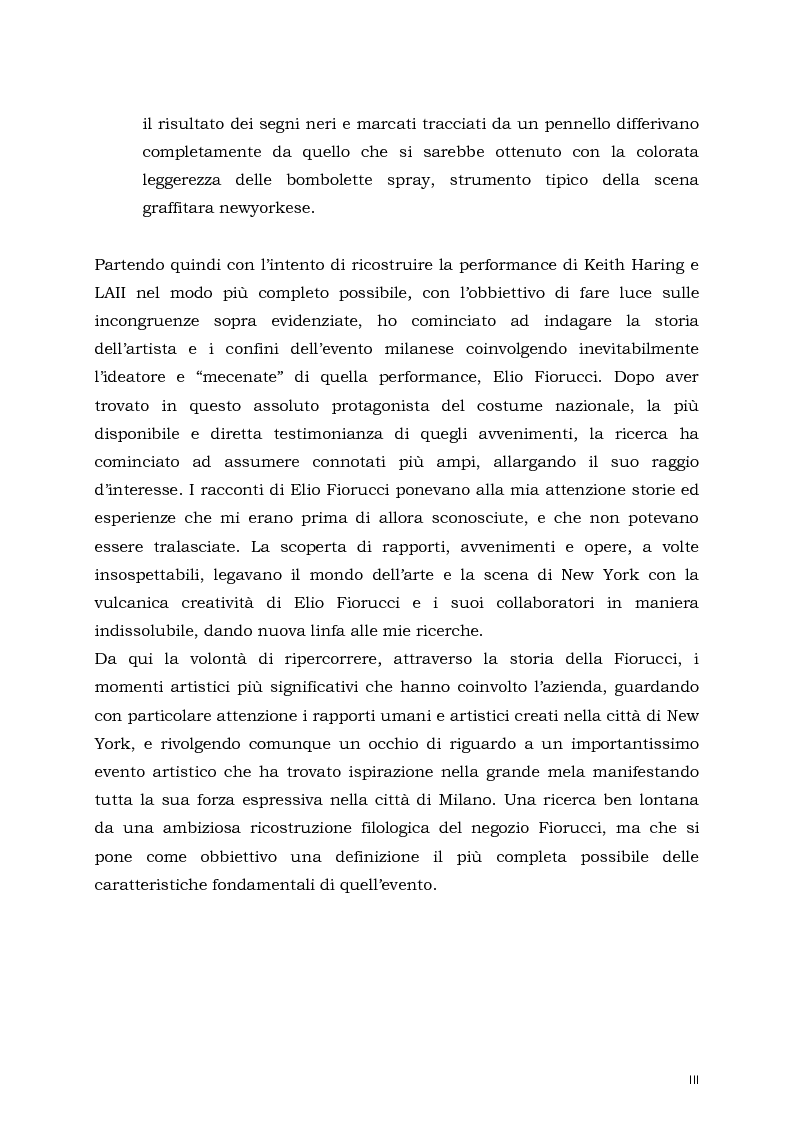 Anteprima della tesi: Elio Fiorucci e i rapporti con gli artisti della scena newyorkese, Pagina 4