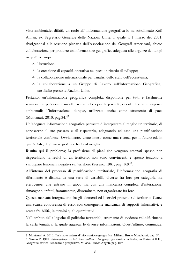 Anteprima della tesi: Realizzare un WebGIS per la valorizzazione del territorio e la fruizione dell'informazione culturale: il caso studio Enea Tour, Pagina 8