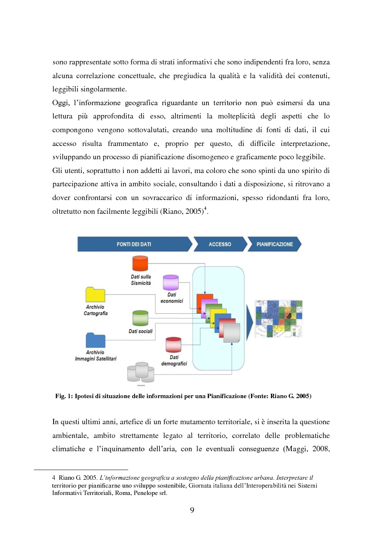Anteprima della tesi: Realizzare un WebGIS per la valorizzazione del territorio e la fruizione dell'informazione culturale: il caso studio Enea Tour, Pagina 9