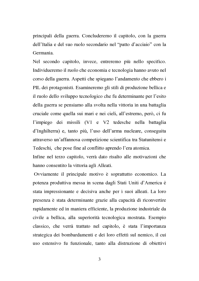 Anteprima della tesi: I motivi economici della prevalenza alleata nella seconda guerra mondiale, Pagina 4