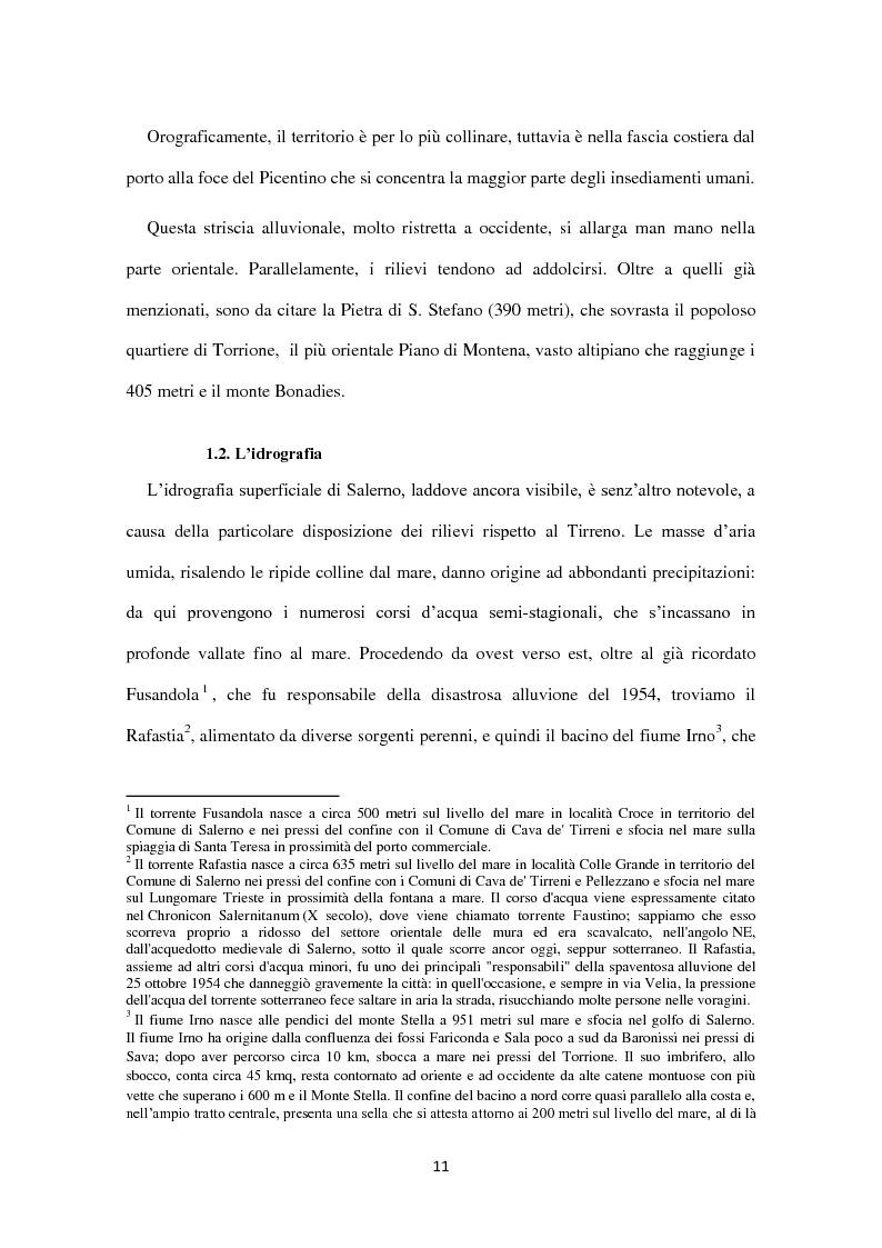 Anteprima della tesi: La città di Salerno: trasformazioni urbane e topophilia. Un’indagine quali-quantitativa, Pagina 7