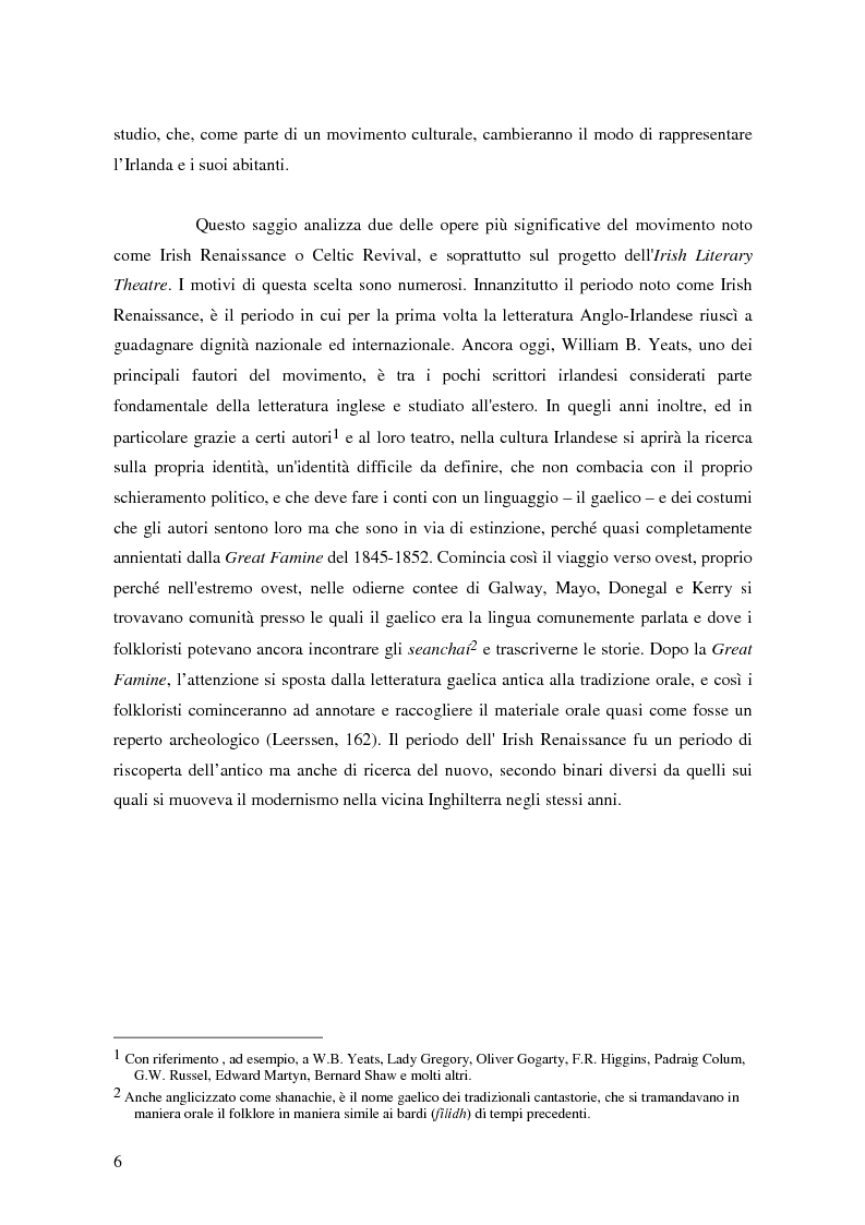 Anteprima della tesi: Cathleen ni Houlihan e Riders to the Sea: due visioni dell'Irlanda a confronto, Pagina 4